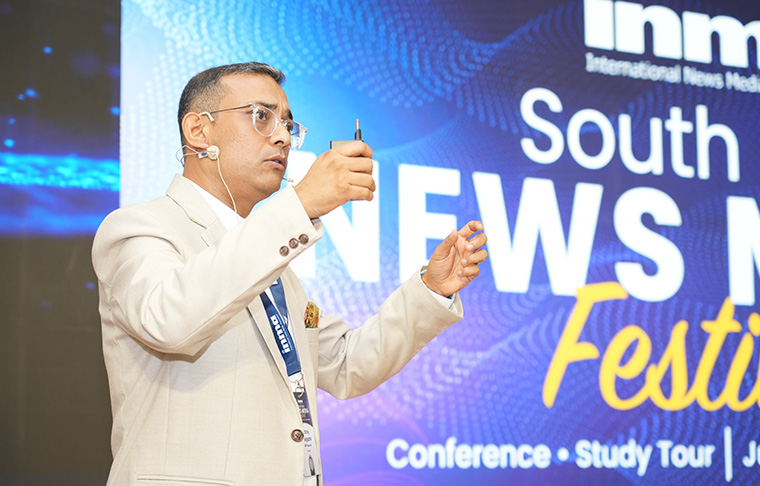 Former ABP One branded content lead Rituraj Dasgupta explains how his team used AI to overcome image licensing costs at the INMA Mumbai conference.