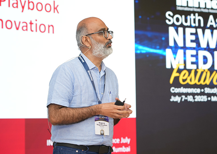 The Hindu’s Nagaraj Nagabhushan talks AI governance and AI tools at the INMA Mumbai conference.