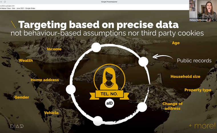 By partnering with competitors, Diar has been able to improve its audience reach through more precise data, Helene Slettemoen, director of insights and strategy, said.