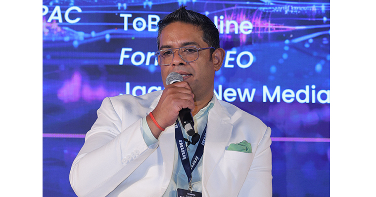 Bharat Gupta, founder of ToBe Online and former CEO of Jagran New Media, speaks to INMA delegates in New Delhi.