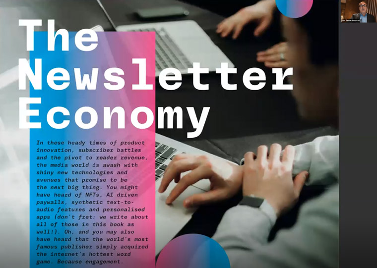 Newsletters are an important business model for news media.