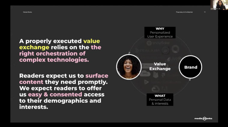News readers will give their data if they are receiving content they want.