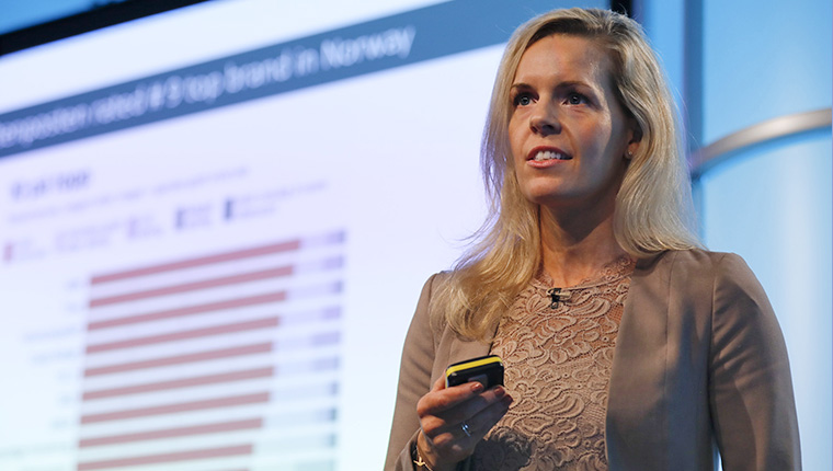Siri Holstad Johannessen, head of sales and marketing at Schibsted, described how the company developed a data visualisation tool utilised across departments to keep every team aligned.
