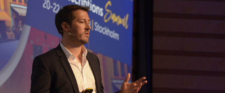 Patrick Stolte of Handelsblatt explained his company's shift to an audience-first focus.