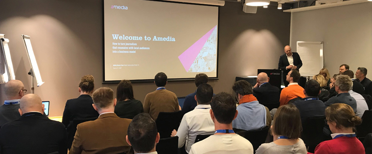 Amedia was one of five Oslo stops on the study tour.