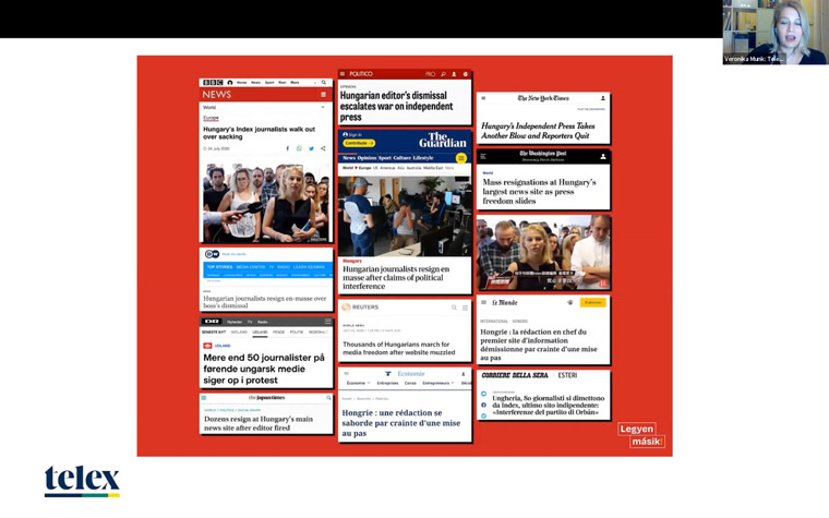 The editor's firing set of a string of staff resignations and protests.