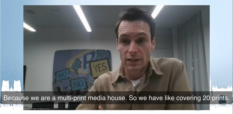 Michael Moersch, Ringier Axel Springer Schweiz’s chief digital officer, shared how the company created a more decentralised structure.