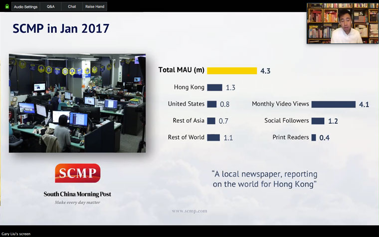 SCMP's readership numbers were good in 2017, but they weren't going to get better without change.
