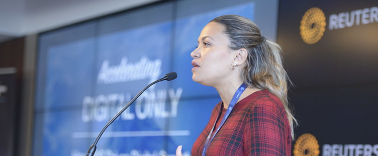Camilla Leaes of RBS talks about the struggles that her company has had with agility in moving to digital.