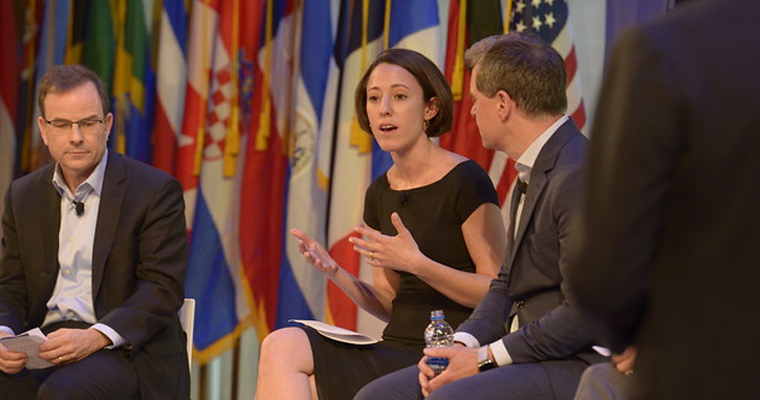 Rebecca Grossman-Cohen said The New York Times acknowledges that Google, Facebook, Apple, and Amazon have a significant distribution reach.