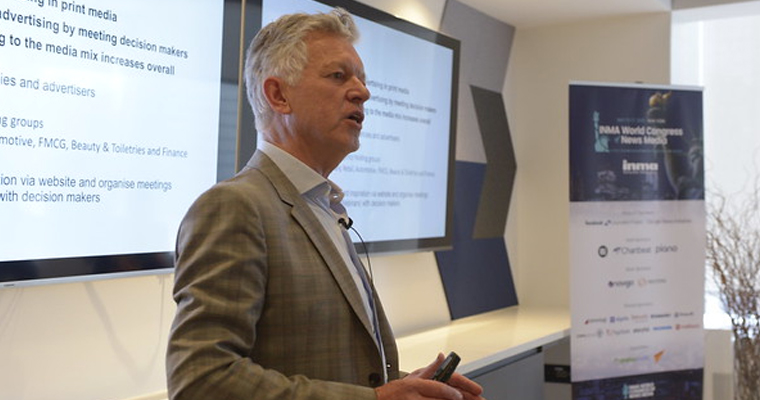 The merging of print with digital products is an opportunity to reconsider personalisation and relevance, explained Ulbe Jelluma.