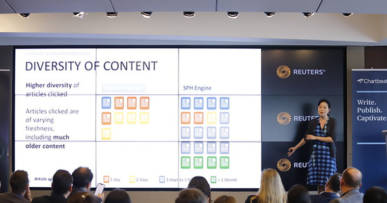 Fiona Chan explained how Singapore Press Holdings used data to tailor content based on user preferences.
