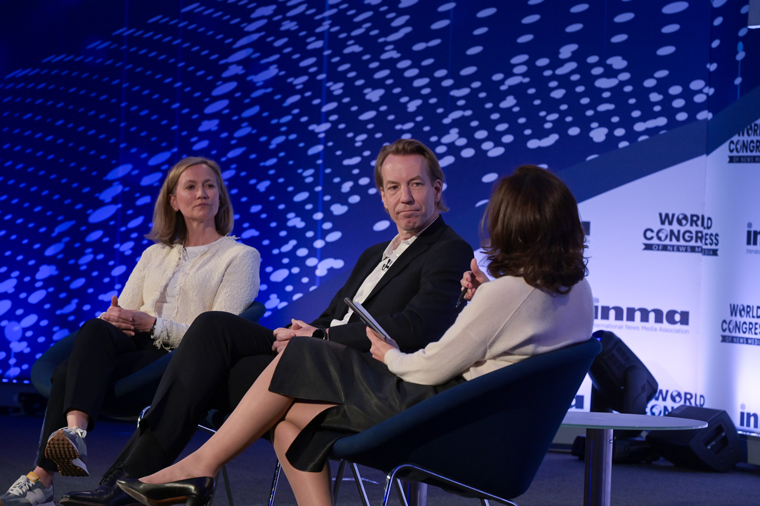 Siv Juvik Tveitnes of Schibsted and Anders Eriksson of Bonnier shared how news media companies can thrive in the new digital environment.