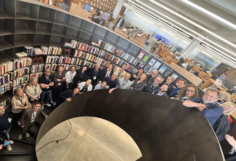 At The Atlantic, study tour attendees heard how the company incorporated “a start-up culture into the newsroom” to breed innovation and new ideas.