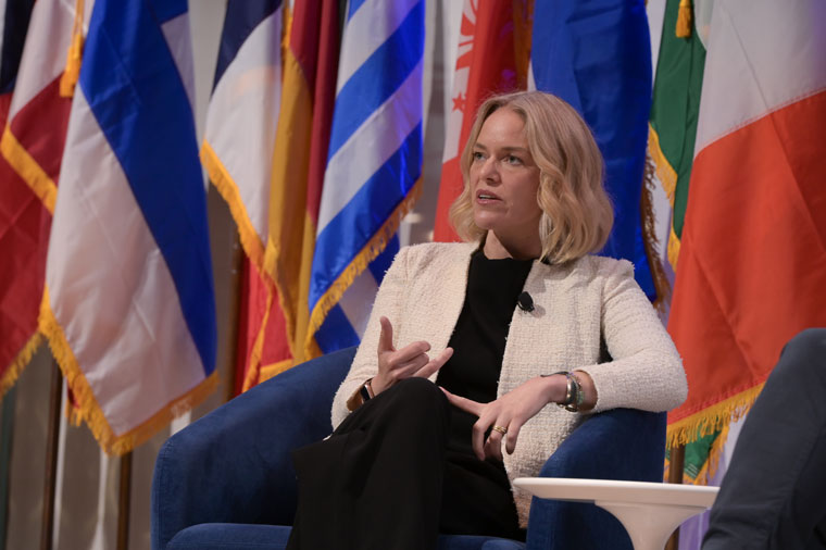 Katherine Maher, CEO of NPR, shared insights into what challenges the industry is facing and why it is important to fight for the future of public media.