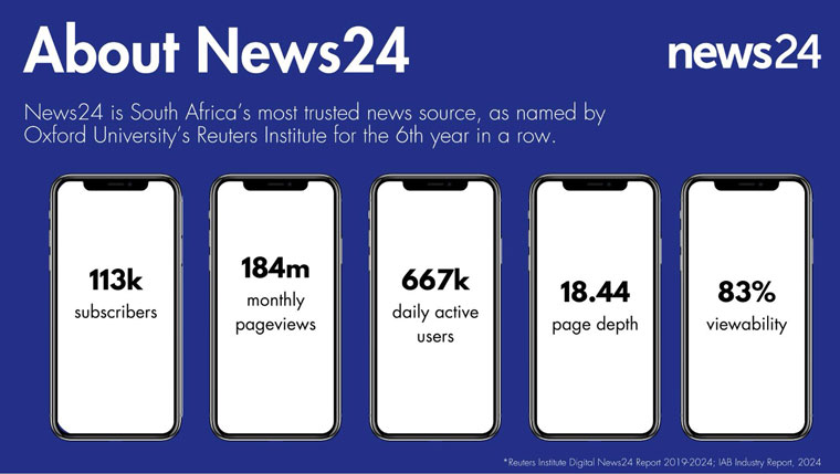 Maintaining News24's status as South Africa's most trusted news source has required reinvention, Jerusha Roth, publisher, said.