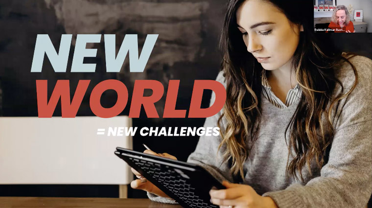 The new current situation with COVID-19 presents new challenges and new opportunities.