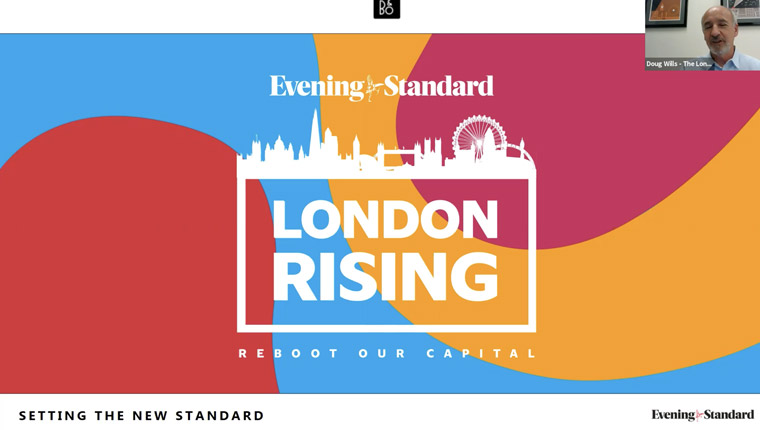 "London Rising" is a new campaign from The Evening Standard to celebrate London coming out of pandemic lockdown.