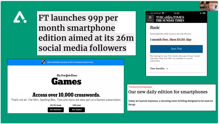 Several major news media companies have been successful at attracting new subscribers by diversifying their product offerings.