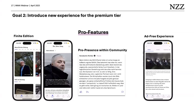 Premium Pro users have access to new features and experiences.