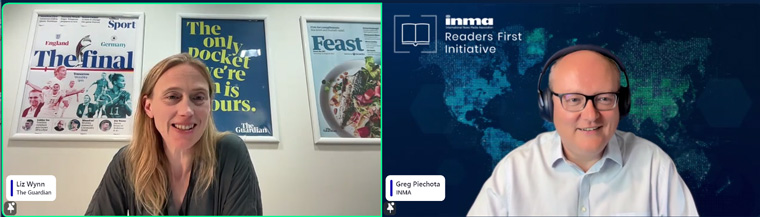 Liz Wynn, chief supporter revenue officer at The Guardian, discussed its successful reader support model with INMA’s Greg Piechota.