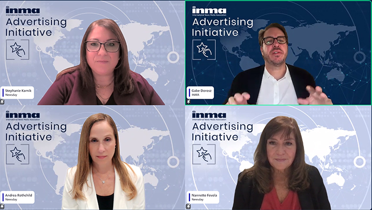 INMA Advertising Initiative Lead Gabriel Dorosz was joined by the Newsday team to discuss innovation in advertising.