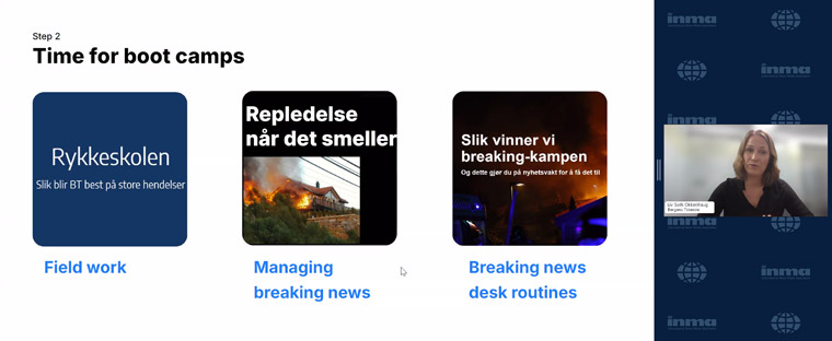 The COVID-19 pandemic made Bergens Tidende realise it needed to improve how breaking news was covered. After creating a breaking news desk, it launched boot camps to ensure journalists shared a baseline of skills.