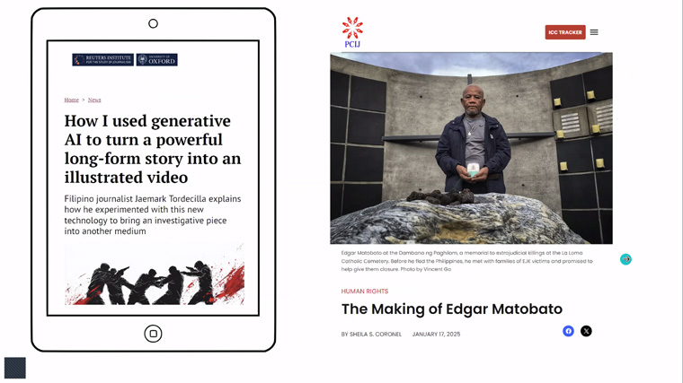 Using AI, Tordecilla transformed a 4,000-word story into a 33-minute video complete with images, voiceover, and music.