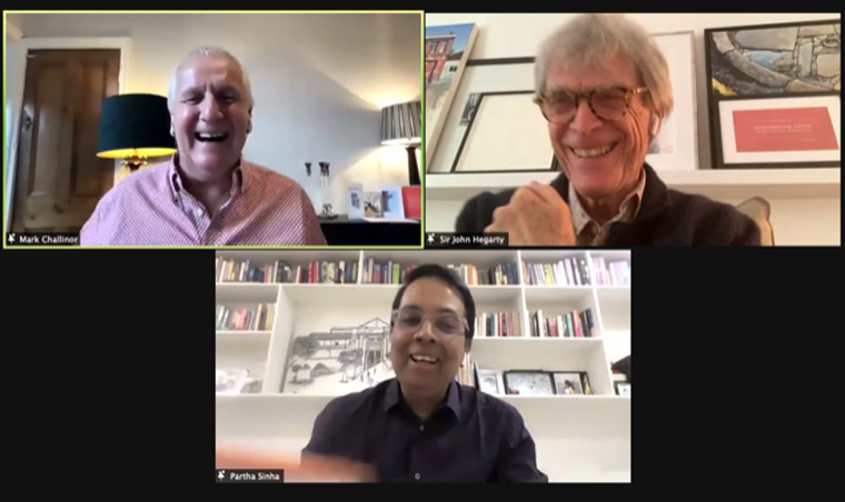 Mark Challinor, Sir John Hegarty, and Partha Sinha discuss the future of advertising in an INMA Webinar.