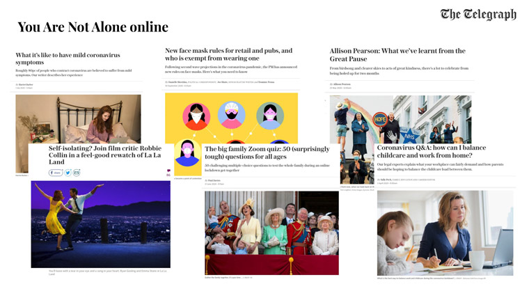 The online hub and communities were vital aspects for two-way interaction and engagement.