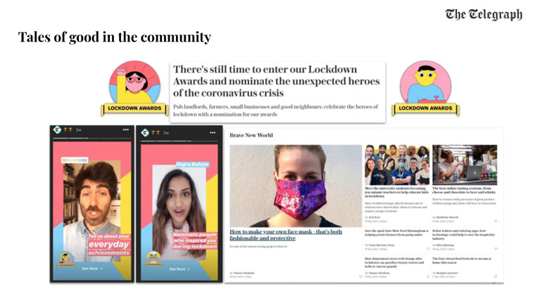 Highlighting positive stories and unexpected heroes proved to engage readers in high numbers.
