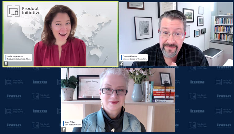 Jodie Hopperton, Damon Kiesow, and Kara Chiles took a deep dive into how news consumption has changed and how product could play a role in helping newsrooms reach their audiences.