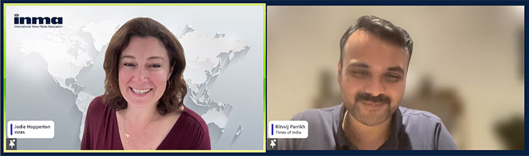 Jodie Hopperton and Ritvvij Parrikh shared insights on what companies are thinking about when it comes to generative AI.