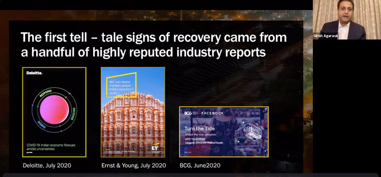 Girish Agarwal of Dainik Bhaskar told INMA members about the first signs of recovery in India.