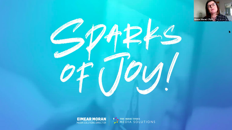 Sparks of Joy was an initiative that focused on bringing inspiration and messages of hope and fun during the pandemic lockdown.