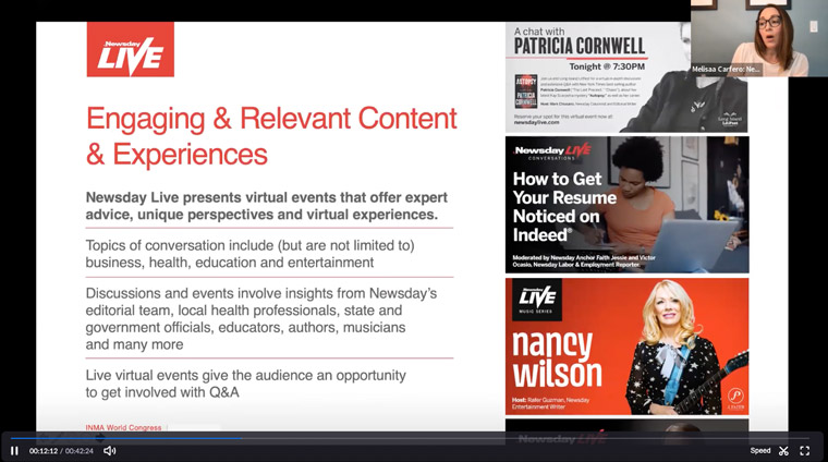 Creating events around topics the audience has a high interest in is key to driving engaging and relevant content.