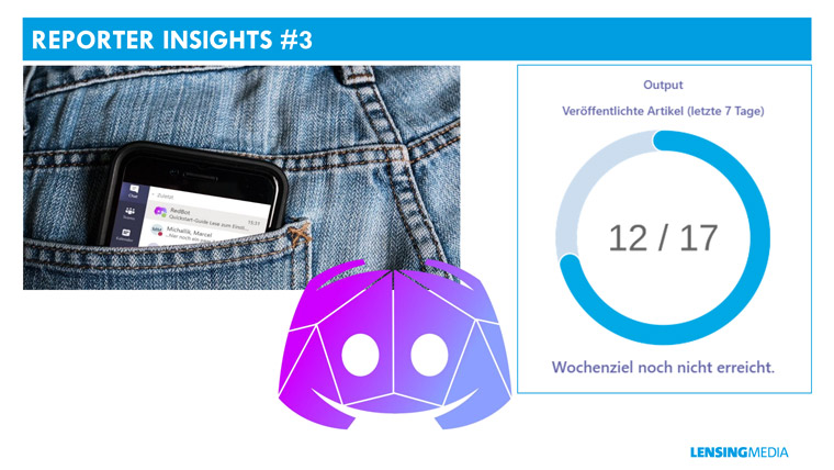 Lensing Media reporters can access real-time data on their phones with bot technology.