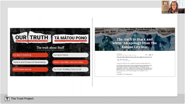 Outreach from Stuff and The Kansas City Star demonstrate examples of transparency and admitting mistakes.