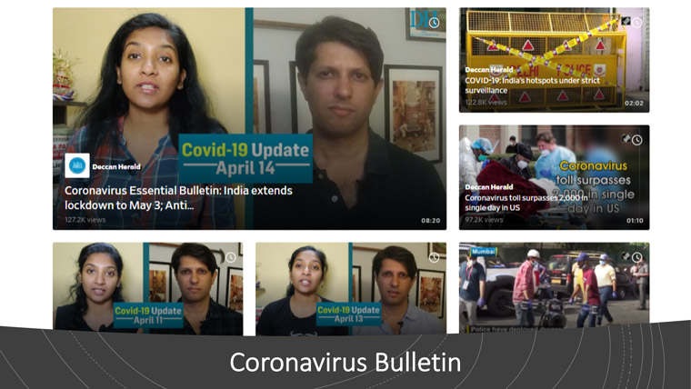 A daily COVID-19 video briefing was one of TPML's new offerings.