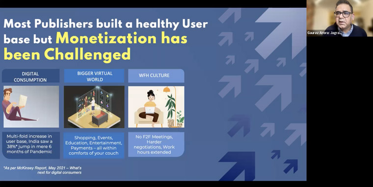 Jagran New Media showed how it is using data to drive monetisation of user growth.
