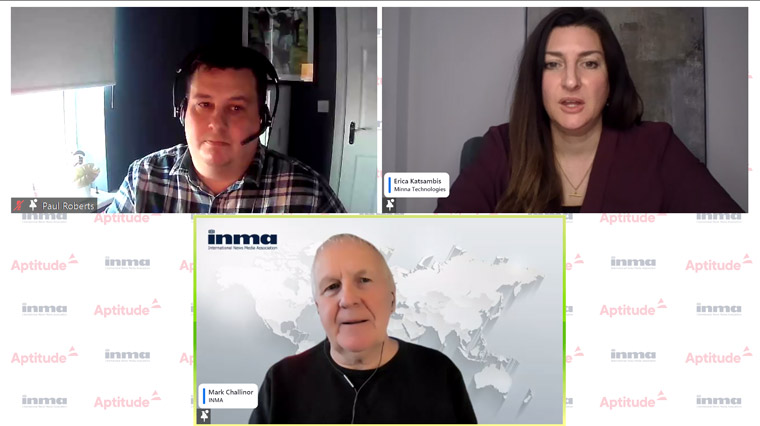 Paul Roberts, Aptitude Software, and Erica Katsambis, Minna Technologies, joined INMA's Mark Challinor to discuss subscription churn and how to prevent it. 