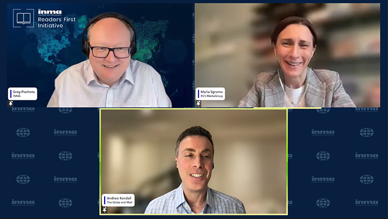 During this week's Webinar, INMA Readers First Initiative Lead Greg Piechota talked with Maria Sgromo, head of digital subscriptions for Corriere della Sera in Italy, and Andrew Kendall, managing director/subscriber revenue, Globe and Mail in Canada.