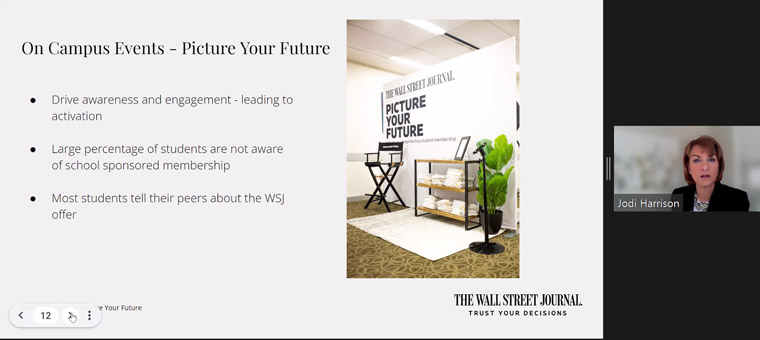 In-person events are particularly useful in attracting students.