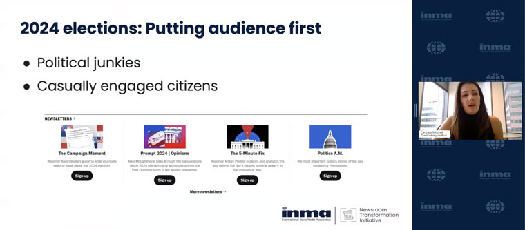 At the Washington Post, election content is geared toward two distinct audiences.
