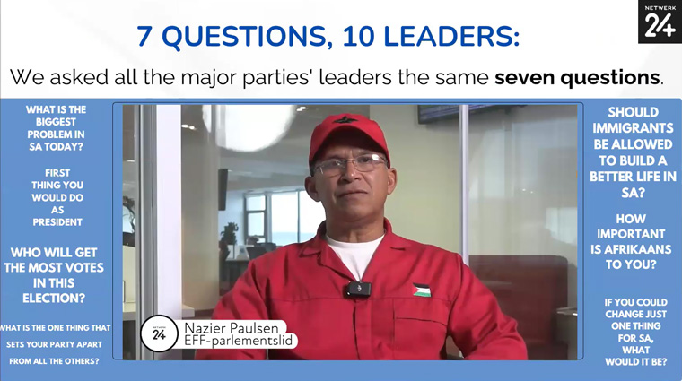 All 10 of the major party leaders were asked the same seven questions so voters knew where each one stood on important issues.