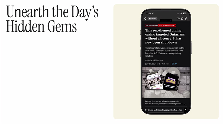 AI helps The Toronto Star uncover what it calls “hidden gems”: important comments left on stories with low engagement.