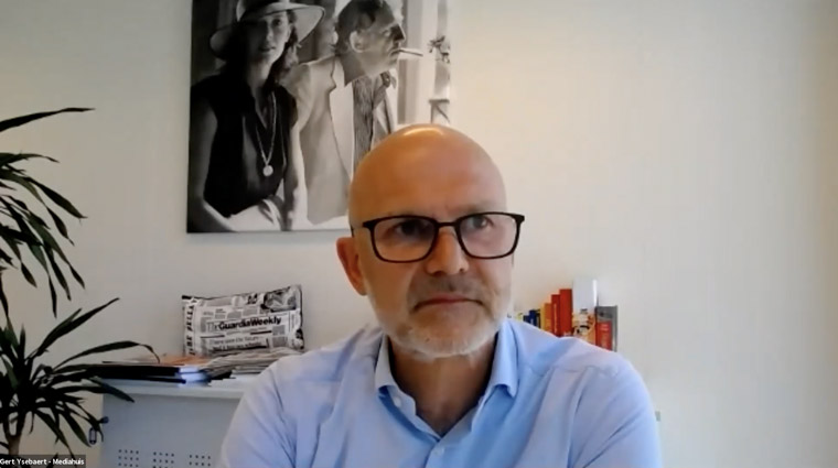 Mediahuis CEO Gert Ysebaert talks about the future of news media post-pandemic.