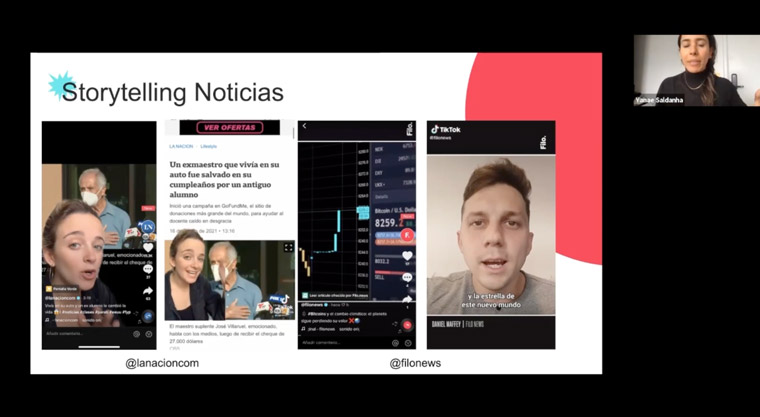 TikTok's video options make storytelling easy for media companies.