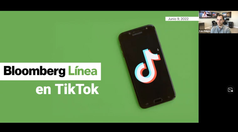 The team at Bloomberg Línea has spent time adapting to the platform.