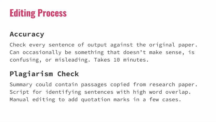 Generative AI creates new demands on the editing process because of its reliance on existing text and the way prompts are written.